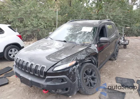 2014 Jeep Cherokee Trailhawk from USA, damaged, VIN 1C4PJMBB4EW219937